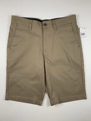 BRAND NEW Volcom Men's Size 30 Vmonty Khaki Stretch 21.5" Chino Shorts Pockets - Image 1 of 4