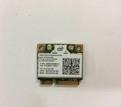 Intel Centrino Advanced-N 6230 Dual Band 802.11a/g/n PCIe WiFi Card 62230ANHMW Foto 1 de 2