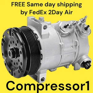 AC Compressor For Dodge Avenger Journey Sebring Chrysler 200 2.4L 4 Cylinder - Picture 1 of 2