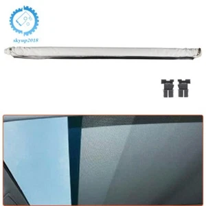Gray Curtain Sunroof Sunshade Shade Cover Clip For VW Jetta Golf AUDI Q5 09 -17 - Picture 1 of 10