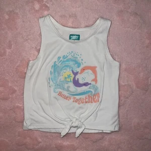 White Girls 365 Kids Garanimals Size 5 Dolphin Sleeveless Better Together Shirt - Picture 1 of 5