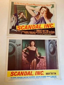 Lot of Sixteen 1950's Film Noir Lobby Cards - Nice Selection! Lot C - Bild 1 von 8