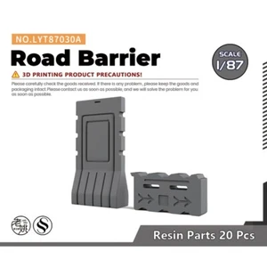 Yao's Studio LYT87030A 1/87 HO Road Barrier  For Model Railroads Display Type-1 - Picture 1 of 2