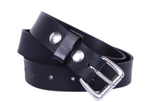 Men's Genuine Buffalo leather Belt Amish made USA Heavy Duty Work 1 1/4" Inches - Picture 1 of 15