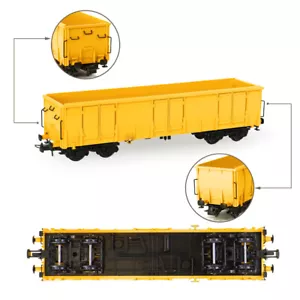 1 Stck./3 Stck. HO Waage gelb offene Gondelwagen 1:87 Eisenbahnwagen Rollmaterial - Bild 1 von 8
