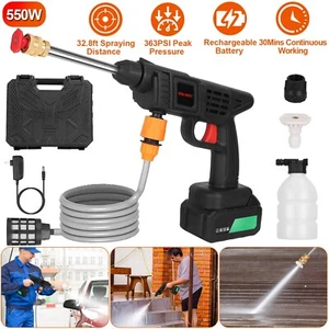 Portable Electric Power Washer High Pressure Water Sprayer Car Washer Cleaner - Picture 1 of 17