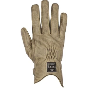 Guantes de cuero beige/negro Helstons Condor verano moto - Imagen 1 de 2