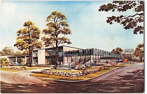 Greenlease O'Neill Oldsmobile Car Dealership Overland Park, KS Vintage Postcard - Picture 1 of 2