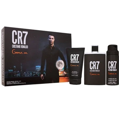 Cristiano Ronaldo CR7 Game On Set 100 ml EDT & 150 ml Showergel & 150 ml Deospra