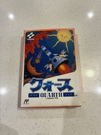Quarth (Nintendo Famicom) FC Boxed US Seller w Konami Poster