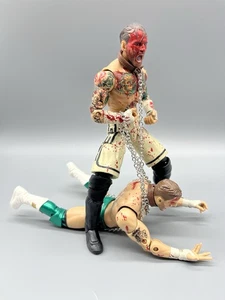 Collar de perro exclusivo de AEW Ringside Blood & Guts Match CM Punk y MJF paquete de 2 - Imagen 1 de 4