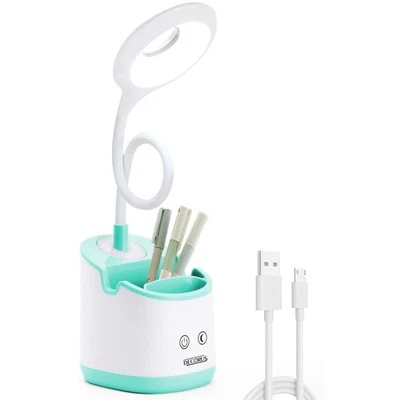 Schreibtischlampe Lese Tischlampe LED Dimmbar Nachttischlampe für Studie Büro - Bild 1 von 4