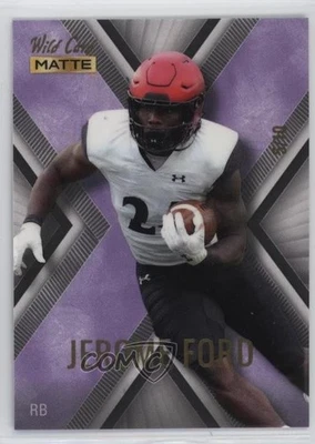2022 MATTE National Convention White - Purple X /10 Jerome Ford Rookie RC - Image 1 of 2