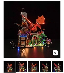  Light for Lego-21348 Dungeons & Dragons: Red Dragon's Tale - Led Lighting Kit  - Picture 1 of 5