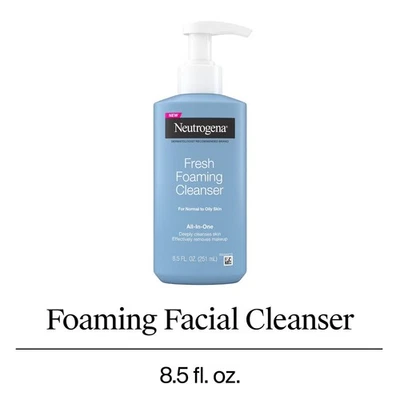 Limpiador facial y desmaquillante Neutrogena Fresh Foaming, 8,5 fl. oz Foto 1 de 4