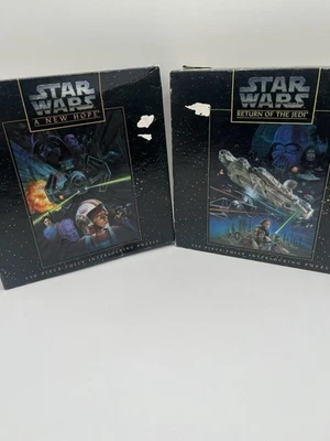 Star Wars A New Hope & Return Of The Jedi 550 Piece Jigsaw Puzzle Milton Bradley - Image 1 of 4