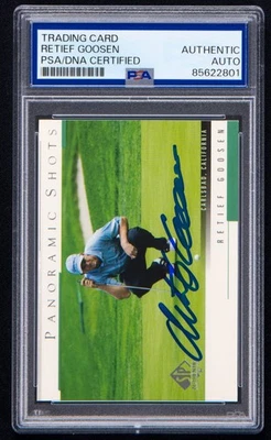 Retief Goosen Signed 2005 SP Authentic Card #46 (PSA) PGA Golf Pro Golfer Auto - Image 1 of 2