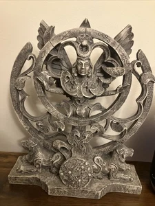 Ishtar Statue - 14" Göttin Inanna Figur - Königin des Himmels Steinoptik - Bild 1 von 2