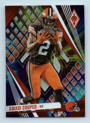 2023 Panini Phoenix Color Burst Amari Cooper Cleveland Browns #80 - Image 1 of 2