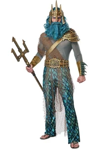 Costume Men Poseidon Neptune God Of The Sea Halloween Pauldron 5120 071 - Picture 1 of 3
