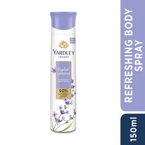 Yardley London English Lavender Refreshing Deodorant Body Spray for Women, 150ml - Picture 1 of 3