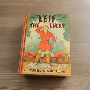 D'AULAIRE LEIF the LUCKY CHILDREN BOOK Viking Scandanavian picture 2014 hc - Picture 1 of 5