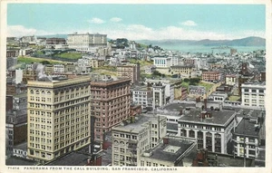 c1910 San Francisco Kalifornien Panorama Anruf Gebäude Luftaufnahme Postkarte 25-10668 - Bild 1 von 2