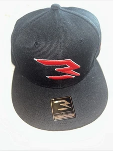 RW3 Lids X Russell Wilson Collaboration Fashion Black W/Red Logo SnapBack Hat - Picture 1 of 4