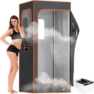 Adamson Full Size Portable Steam Sauna - Indoor Sauna Tent for Home Spa Relaxati - Picture 1 of 12