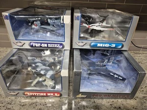 (4) FOUR Yat Ming WW2 1/48 Diecast Aircraft - Picture 1 of 9