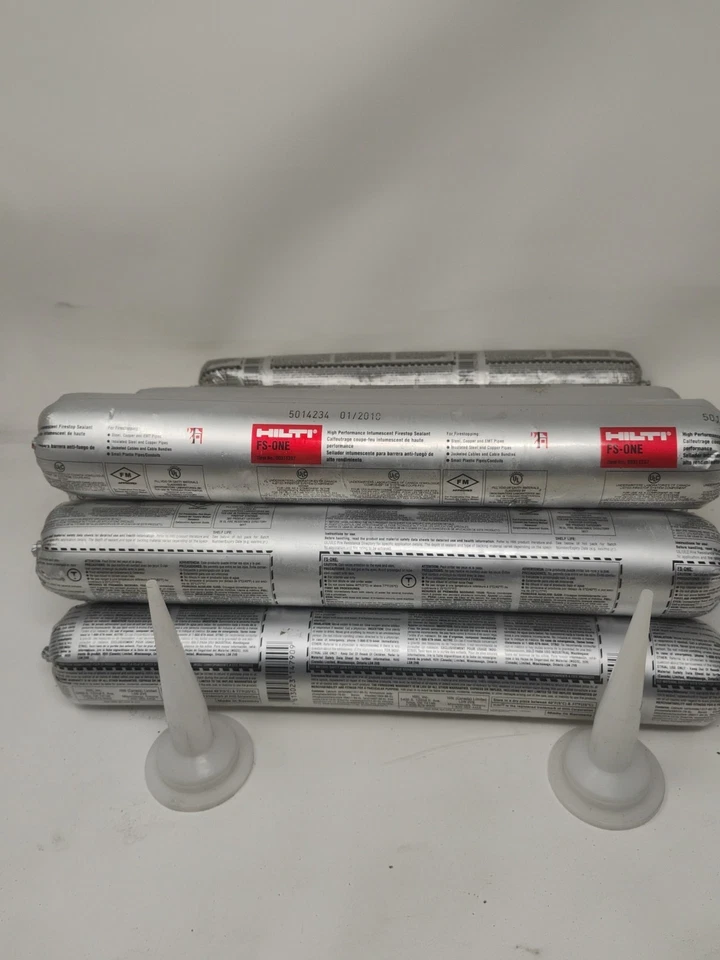 Hilti Fs-one Firestop Sealant. 20.2 0z Tubes Lot Of 9 Exp01/2010 - Image 1 of 1