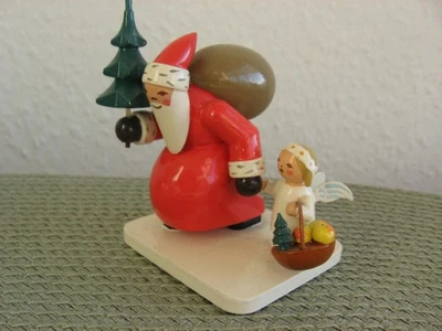 Wendt & Kühn Margeritenengel , lieber Engel mit Nikolaus , Erzgebirge * - Bild 1 von 4
