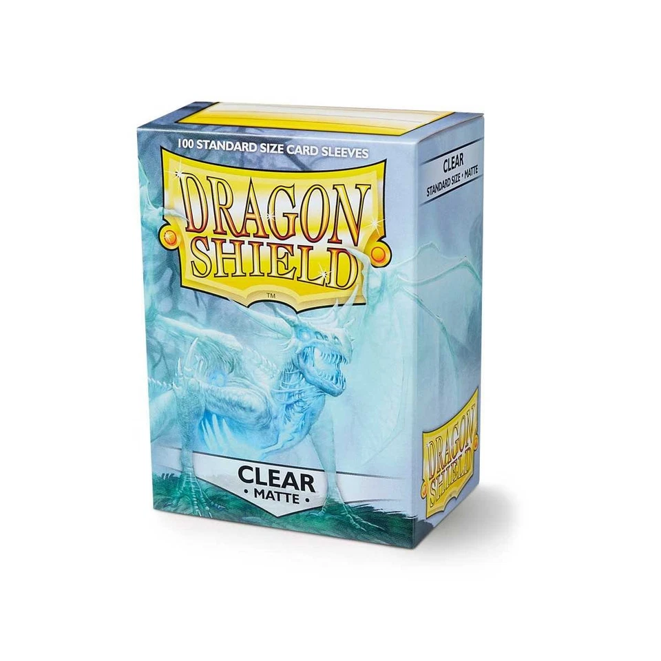 Dragon Shield 100 Standard Size Card Sleeves Clear matte