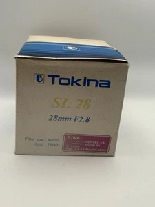 Tokina 28mm f/2.8 Lens - Pentax K Mount New In Open Box - Picture 1 of 2