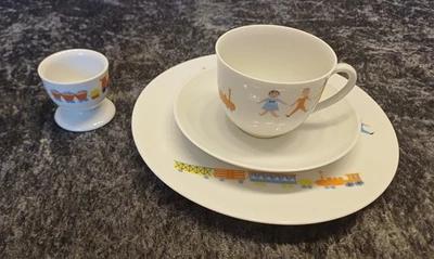 Kindergeschirr aus Porzellan - 70er Jahre - 11 tlg. - Arzberg -   - Bild 1 von 4
