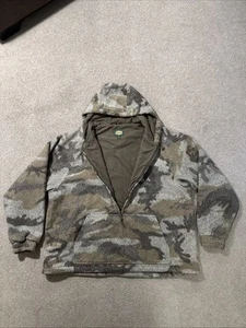 Cabela's Wooltimate WindShear Hooded Pullover Outfitter High Plains Camo 2XL - Picture 1 of 7