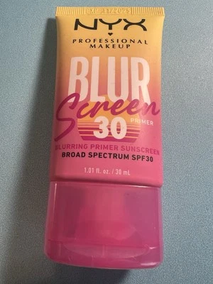 NYX Professional Makeup Blur Screen SFP 30 Blurring Makeup Primer 30ml NEW  - Image 1 of 3