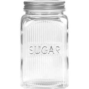 Tala 1.25L Sugar Clear Glass Storage Container Canister Screw Top Metal Lid Jar - Picture 1 of 4