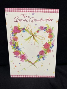 For Grandmother Valentine's Day Greeting Card w/Envelope - Picture 1 of 5