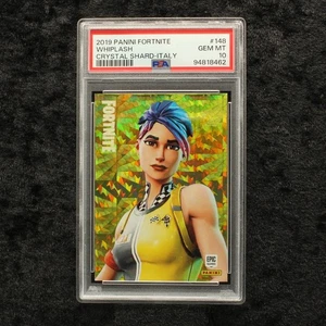 Panini Fortnite Series 1 PSA 10 Whiplash #148 Crystal Shard Italy Cards - Picture 1 of 2