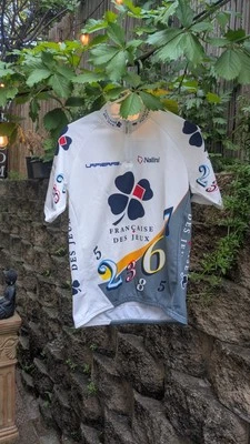 Francaise Des Jeux Nalini Men's Cycling Jersey  Large/4-5 Zip - Image 1 of 4