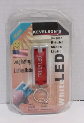 Kevelson's Truly LED Super Bright Micro Light 2.5" Red Keychain Flash Light - Image 1 of 4