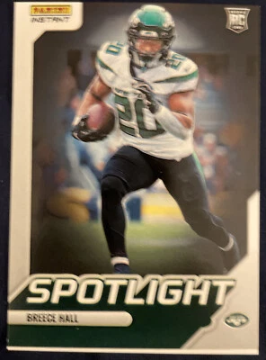 2022 Panini Instant BREECE HALL RC ROOKIE SPOTLIGHT #’d 1/603 Jets! - Image 1 of 2