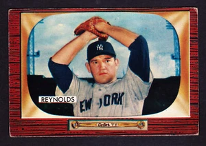 1955 BOWMAN #201 ALLIE REYNOLDS YANKEES - Picture 1 of 2