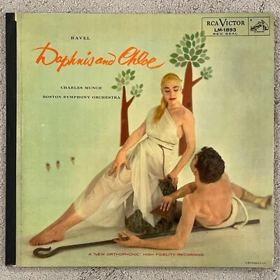 RAVEL Daphnis And Chloe 1955 w/Warhol art - Mono RCA Victor Red Seal LM-1893 VG+ - Image 1 of 4