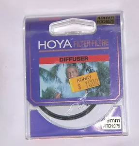 49mm Hoya Diffuser Soft Focus Lens filter Japan Coated Round 49 mm - Picture 1 of 2