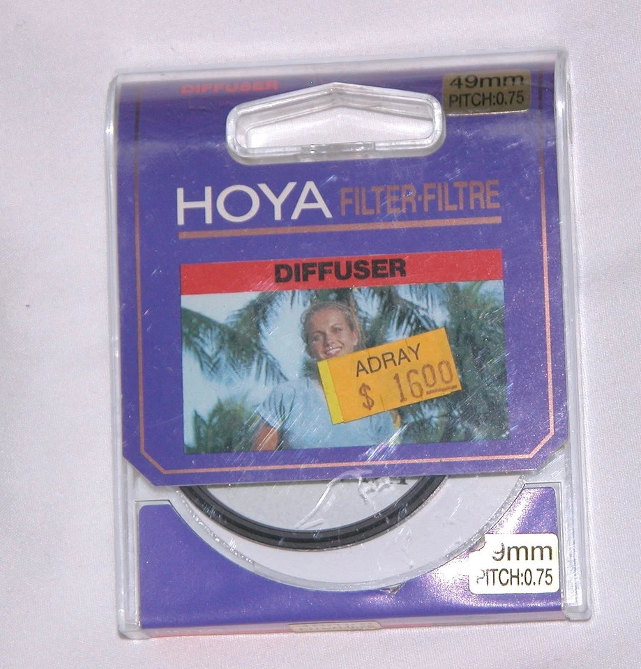 49mm Hoya Diffuser Soft Focus Lens filter Japan Coated Round 49 mm - Image 1 of 2