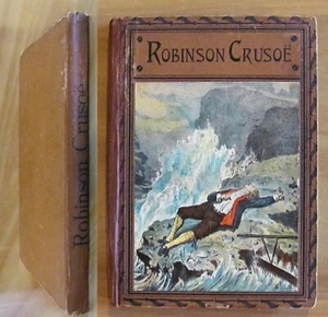 Defoe - Vie et Aventures de ROBINSON CRUSOE - Ed. Schreiter - ill. HOSANG* - Picture 1 of 5