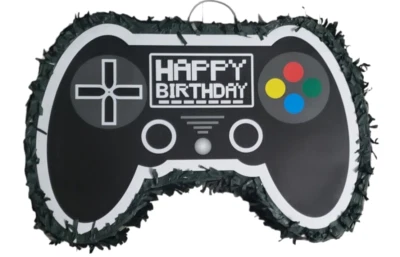 Controlador de Videojuegos Niños Cumpleaños Fiesta Decoración Piñata Negro Tamaño 17x11x3" Foto 1 de 4