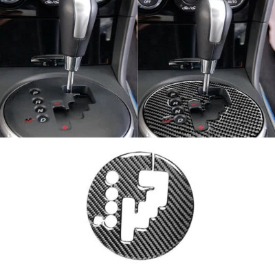 Panel de cambio de marchas decorativo de fibra de carbono para Mazda RX-8 2004-2008 Foto 1 de 4